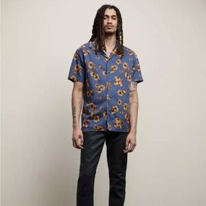 John Varvatos floral Danny camp shirt